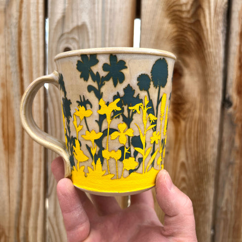 Wildflower Layers - Yellow and Teal