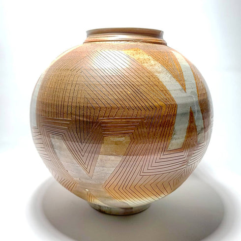 Large Moon Jar Inspired Pot