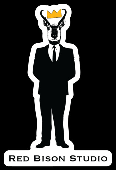 Pronghorn All Business Sticker