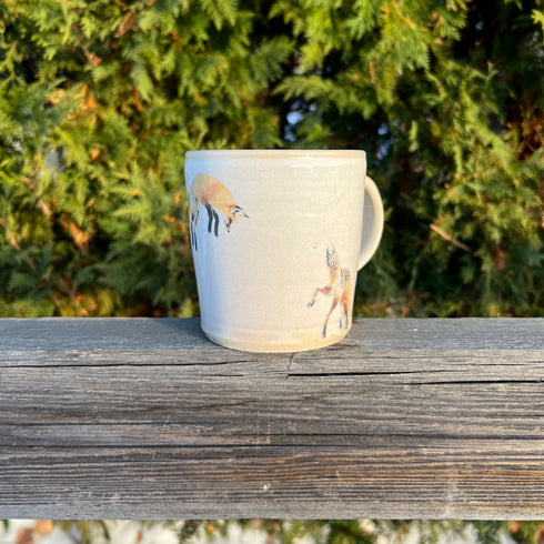 Fox Jump Mug