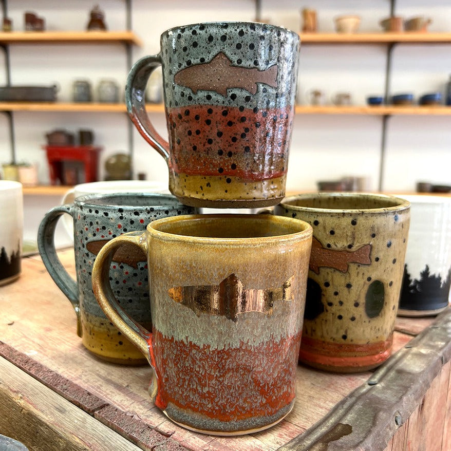 4 oz ceramic coffee cups Natural beige handmade ceramic small capacity coffee cup as a gift –  RavenStudioCrafts main image 1